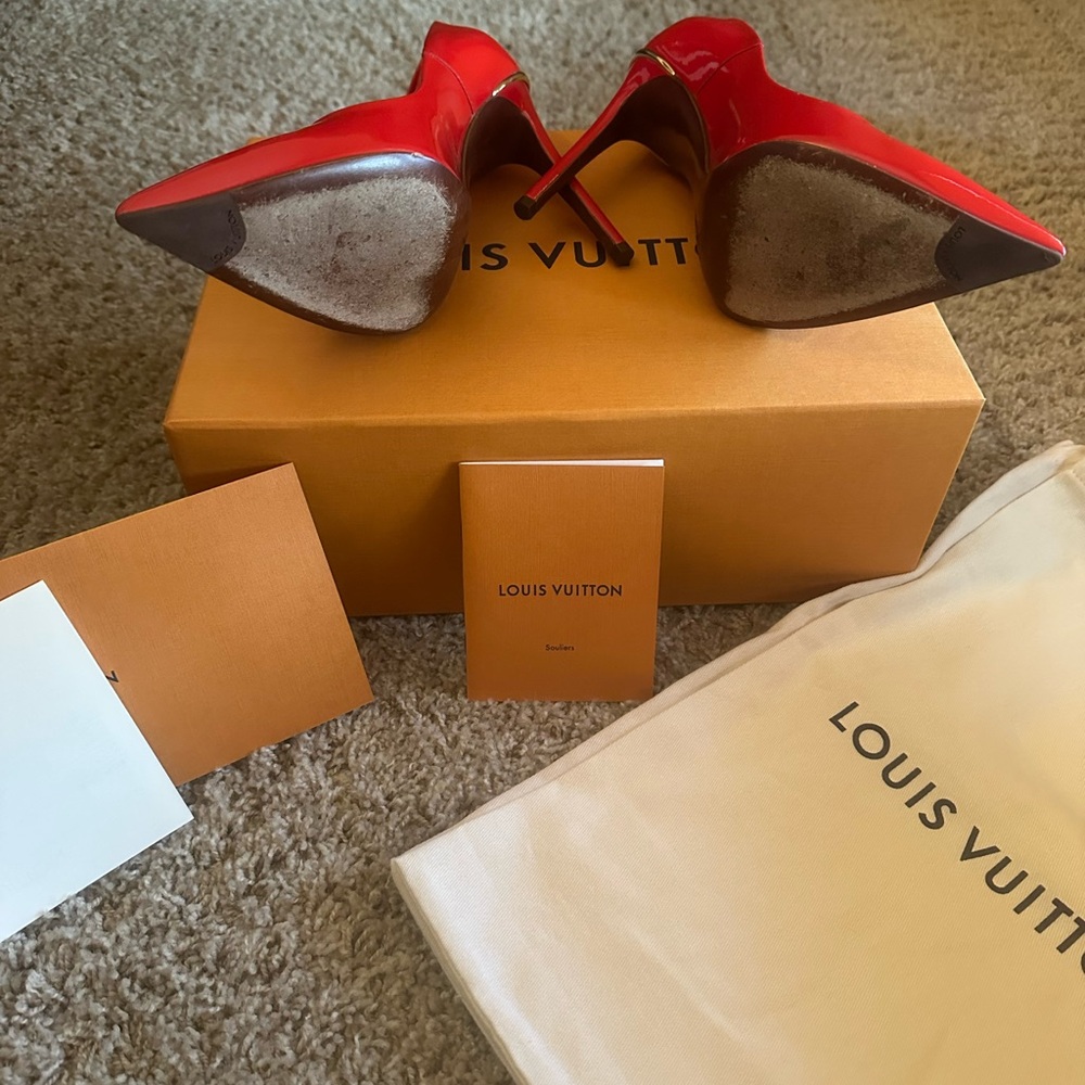 Louis Vuitton Eyeline Pump Red High heel - Picture 3 of 5